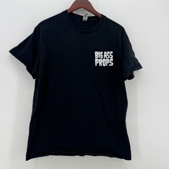 Gildan Other - Gildan Big Ass Props Graphic T-Shirt Mens Large Black Funny Trucker Tee